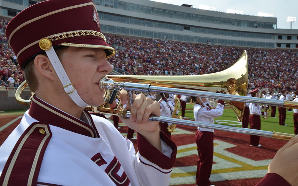 Top Off the Brass-Marching Chiefs Trombone Section